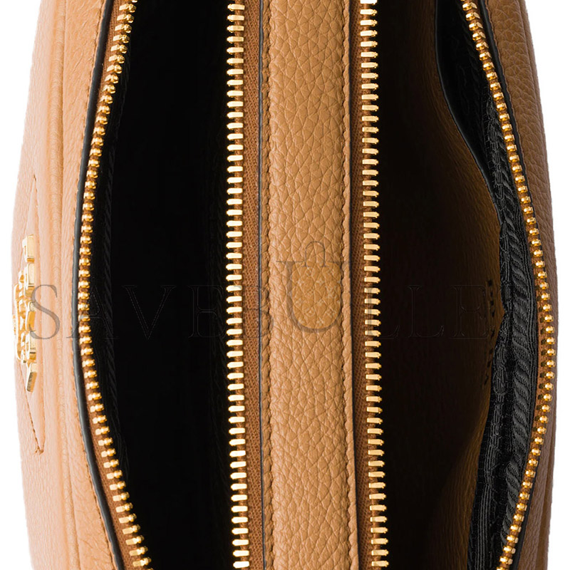 PRADA SMALL LEATHER SHOULDER BAG 1BH082 (22*14.5*8.5cm)